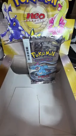 🔥 Pokemon Neo Genesis Feraligatr Booster Pack 🔥💎 Vintage WOTC Unlimited Edit - Image 1