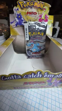 🔥 Pokemon Neo Genesis Feraligatr Booster Pack 🔥💎 Vintage WOTC Unlimited Edit - Image 2