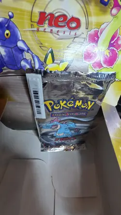 🔥 Pokemon Neo Genesis Feraligatr Booster Pack 🔥💎 Vintage WOTC Unlimited Edit - Image 4
