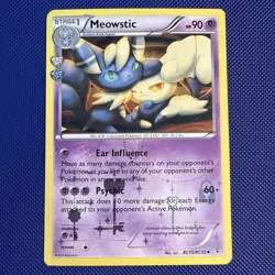 Pokemon Meowstic RC15/RC32 Generations Holo Uncommon 2016 LP - Image 1