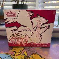 Pokemon TCG White Flare Pokemon Center Elite Trainer Box Sealed - Image 1