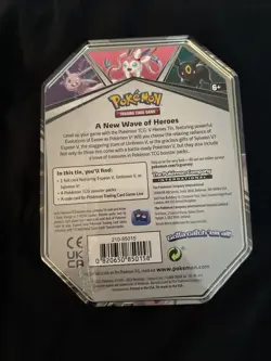 Pokemon TCG V Heroes Tin - Espeon V - Factory Sealed - Image 3