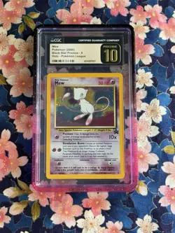 Pokemon Mew League Black Star Holo Promo #9 CGC 10 Pristine - Image 1