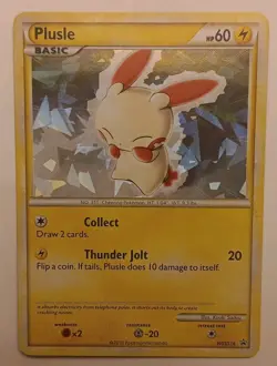 Plusle HGSS16 Black Star Promo Holo Pokemon TCG 2010 Cracked Ice Holo - Image 1