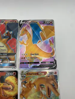 9 Pokemon Cards, Charizard GX, Charizard V, Full Art, VSTAR (READ DESCRIPTION) - Image 4