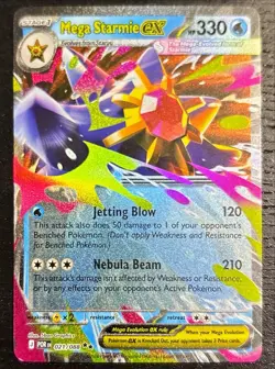 Mega Starmie Ex 021/088 - Double Rare - Perfect Order - Pokemon TCG - Image 1