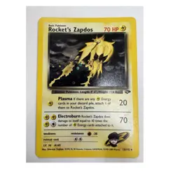 Pokemon Rocket's Zapdos 15/132 Gym Challenge Holo Rare Basic 70 HP English 2000 - Image 1