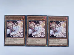 Yu-Gi-Oh Ash Blossom Joyous Spring Playset 3x SDWD-EN017 1st Edition Common - Image 1