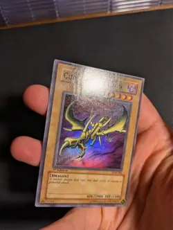 Yugioh Curse of Dragon LOB-066 1st Edition Super Rare Glossy LP! - Image 3