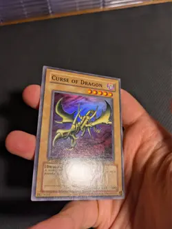 Yugioh Curse of Dragon LOB-066 1st Edition Super Rare Glossy LP! - Image 4