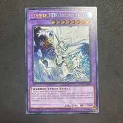 Yugioh Elemental HERO Absolute Zero Secret Rare BLC1-EN004 NM/VLP - Image 1