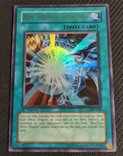 Yugioh Burst Stream of Destruction AST-038 1st Edition Ultra Rare LP/MP - Image 1
