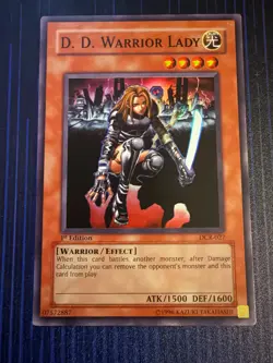 Yu Gi Oh D.D. Warrior Lady DCR-027 Dark Crisis 1st Edition LP - Image 1