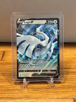 Pokemon TCG Lugia V SWSH301 Sword & Shield SWSH Black Star Promo Holo Card NM - Image 1
