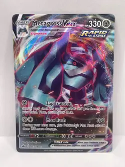 Pokemon TCG Chilling Reigns Metagross VMAX 113/198 Ultra Rare - Image 1