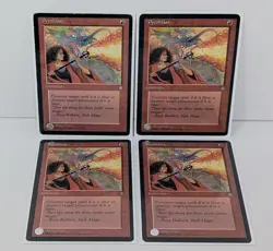 Pyroblast X4 - Magic The Gathering MTG - Ice Age! - Image 1