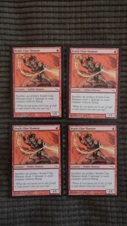 Magic: the Gathering / MtG Krark-Clan Shaman x4 Mirrodin - Image 1
