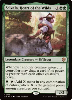 Selvala, Heart of the Wilds 116 ECC Commander: Lorwyn Eclipsed NM - Image 1