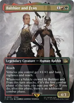 Balthier and Fran () (Borderless) Normal R FINAL FANTASY 319 NM - Image 1