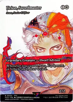 Firion, Swordmaster - Sram, Senior Edificer (Showcase) Magic: The Gathering NM/M - Image 1