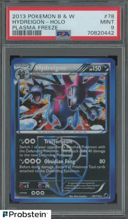 2013 Pokemon B & W Plasma Freeze #78 Hydreigon Holo PSA 9 MINT - Image 1
