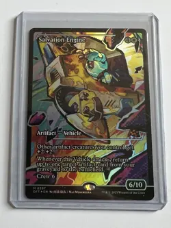 Salvation Engine 397 MTG Aetherdrift 2025 Near Mint Mythic Rare Foil - Image 1
