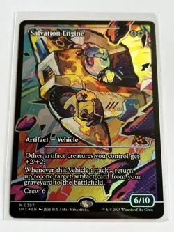 Salvation Engine 397 MTG Aetherdrift 2025 Near Mint Mythic Rare Foil - Image 2