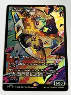 Salvation Engine 397 MTG Aetherdrift 2025 Near Mint Mythic Rare Foil - Image 4