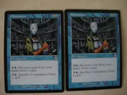 MTG -- Torment -- COMPULSION x2 -- NM - Image 1