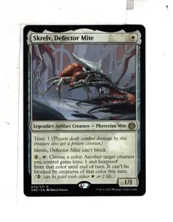 MTG SkeenAB Skrelv Defector Mite from Phyrexia AWBO. NM. - Image 1