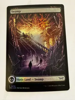 Swamp (0274) - Full Art Duskmourn: House of Horror Foil - Image 1