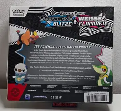 Pokemon Schwarze Blitze & Weisse Flammen Poster Kollektion Deutsch NEU OVP 7111 - Image 2