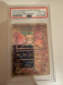 Pokemon Movie 2000 Game Promo Ancient Mew Promo PSA 8 - Image 1