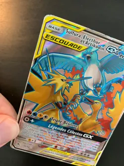 Carte Pokemon : Sulfura, Electhor et Artikodin GX 66/68 Destinees Occultes FR - Image 2