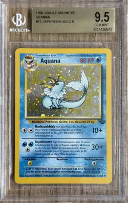 Pokemon Dschungel Set 1. Edition-12 Holos-BGS 9,5 / PSA10 Relaxo, Flamara,Blitza - Image 5