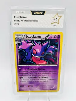 PCA 9,5 Carte Pokemon Holo ectoplasma 60/162 Rare XY IMPULSION TURBO FR - Image 2