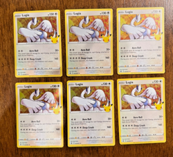 [6x] LOT - 2021 Pokemon SWSH Celebrations 022/025 Lugia HOLO NM - Image 1