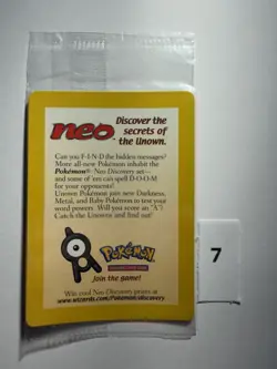 Pokemon 1x Entei #34-Black StarPromo English Sealed WOTC Imperfect - Lot 7 - Image 1