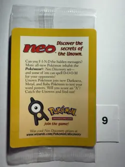 Pokemon 1x Entei #34-Black StarPromo English Sealed WOTC - Imperfect - Lot 9 - Image 1