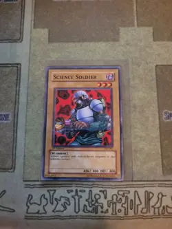 YUGIOH SCIENCE SOLDIER PSV-097 COMMON 1ST ED NM 1996 - Image 1