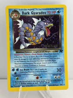 Dark Gyarados (Prerelease) 08/82 Wotc Promo Holo Pokemon NM - Image 1