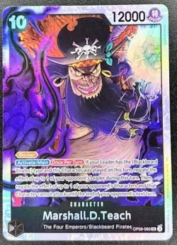 Marshal.D.Teach OP09-093 SR One Piece TCG NM - Image 1