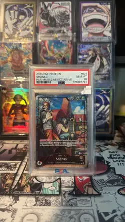 SHANKS 2025 ONE PIECE PSA MAGAZINE EXCLUSIVE PROMO #001 PSA 10 - Image 1