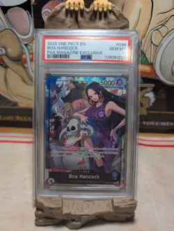 2025 ONE PIECE PROMOS PSA MAGAZINE EXCLUSIVE BOA HANCOCK PSA 10 - Image 1