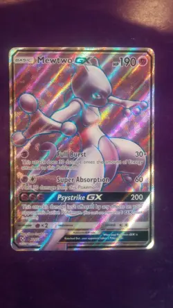 Mewtwo GX 72/73 Shining Legends Ultra Rare Full Art Holo Pokemon Card - Image 1