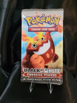 Pokemon B&W: Emerging Powers Booster Pack + Marill Promo Card -Sealed w/ Wear- - Image 2