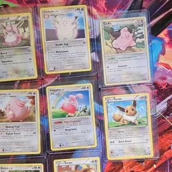 Pokemon TCG lot 10 cards Eevee, Minccino, Cinccino, Wigglytuff, Cleffa mid era - Image 3