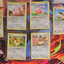 Pokemon TCG lot 10 cards Eevee, Minccino, Cinccino, Wigglytuff, Cleffa mid era - Image 4
