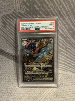 Greninja ex 132 Sv: Scarlet & Violet Promo Cards Holo PSA 9 - Image 1