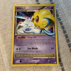 Pokemon Uxie LV.X 146/146 Legends Awakened English Card - Image 1